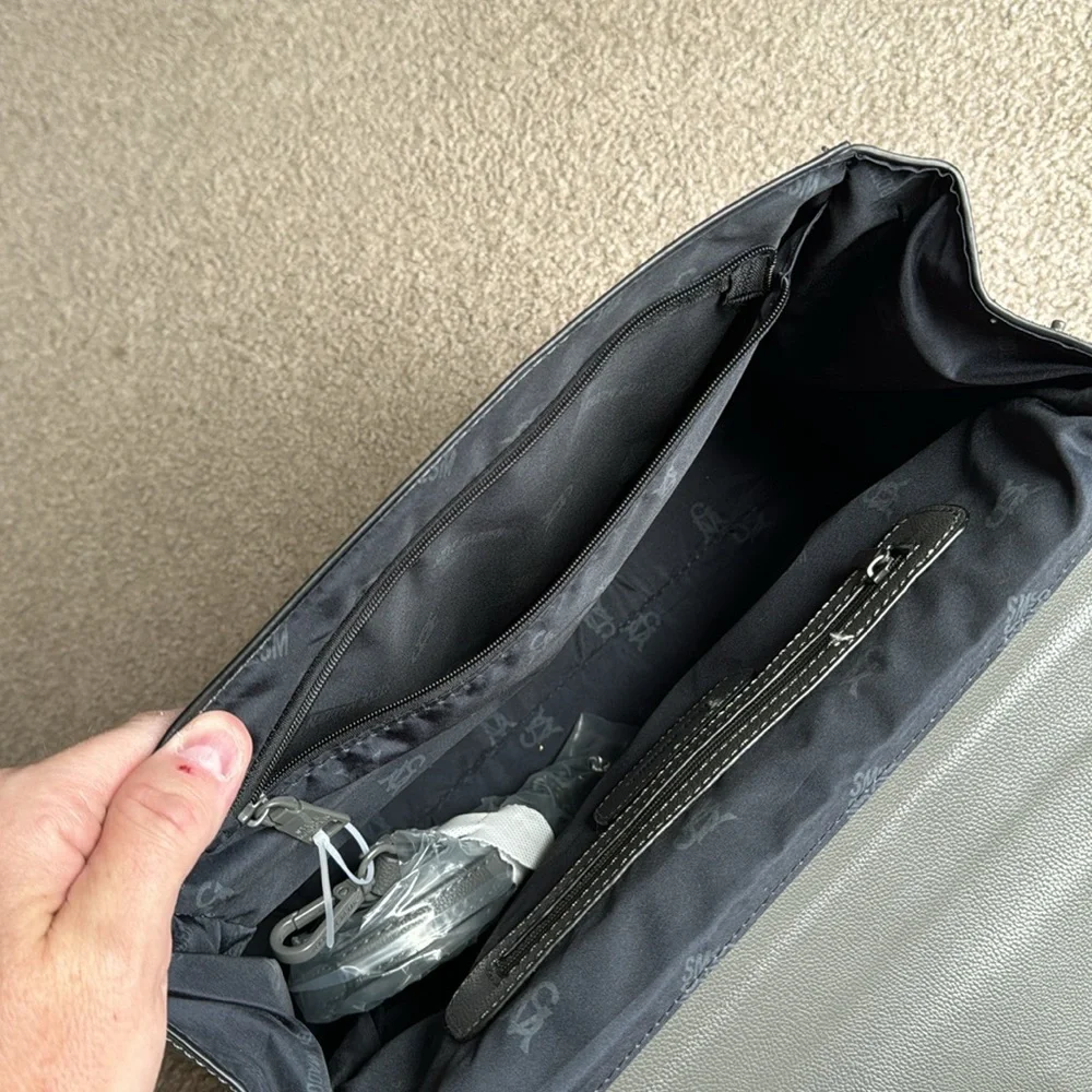 STEVE MADDEN gray Handbag, NWT! - Picture 9 of 10